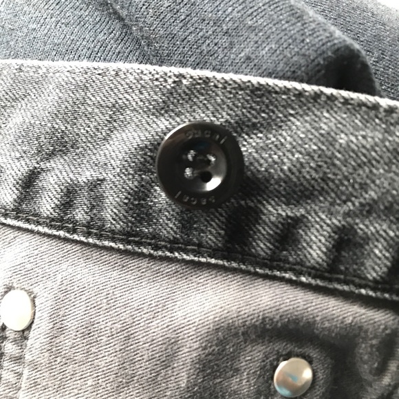 Sacai Black Denim Zipper Skirt - Picture 12 of 12